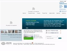 Tablet Screenshot of apcopipe.com